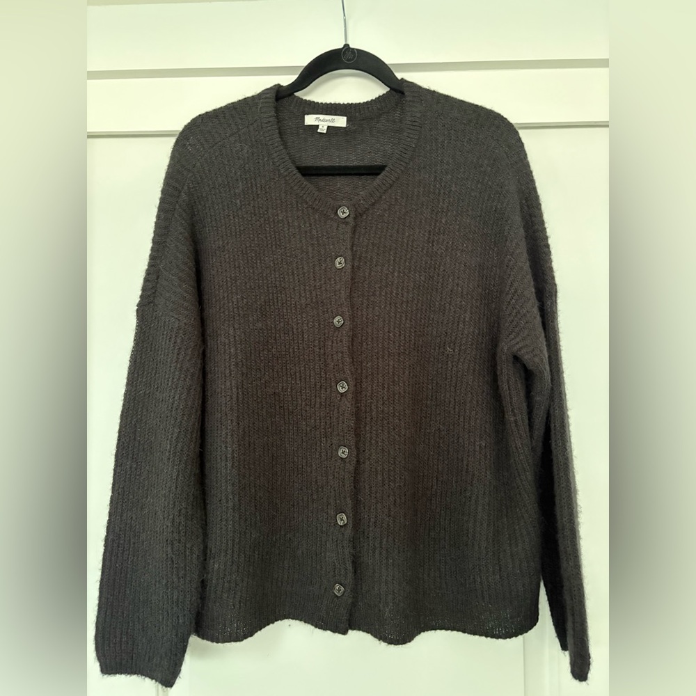 Madewell Black Button-Up Women’s Cardigan